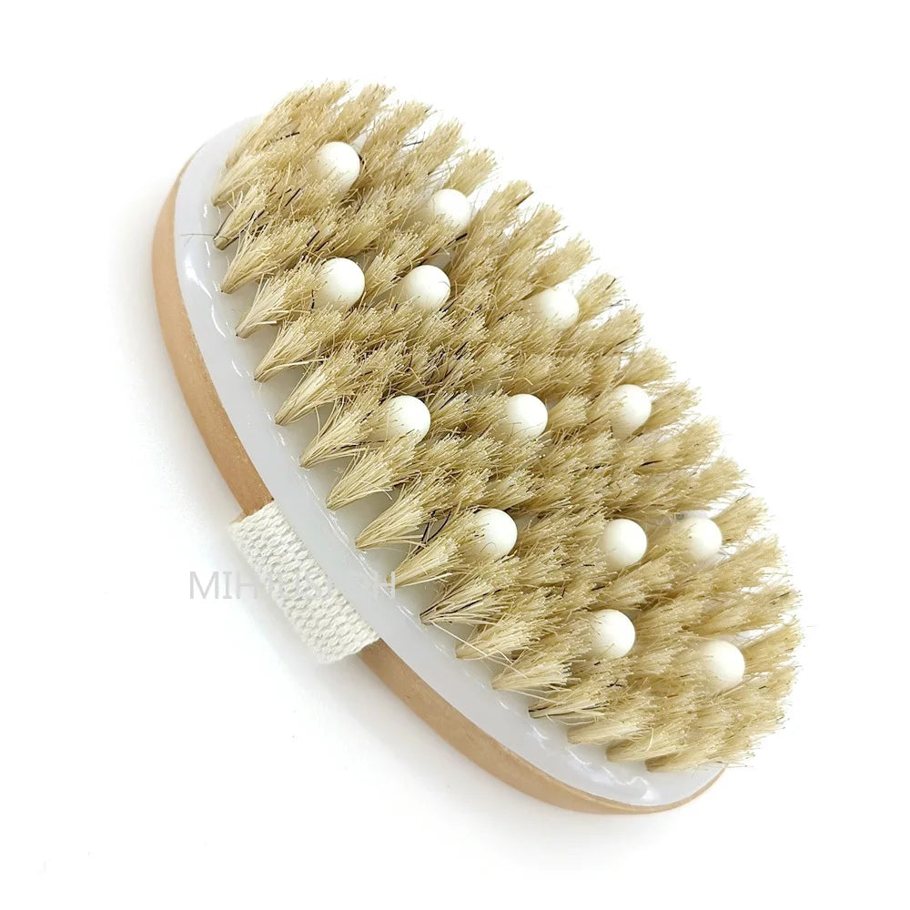 2 In 1 Dry Skin Body Massage Brush