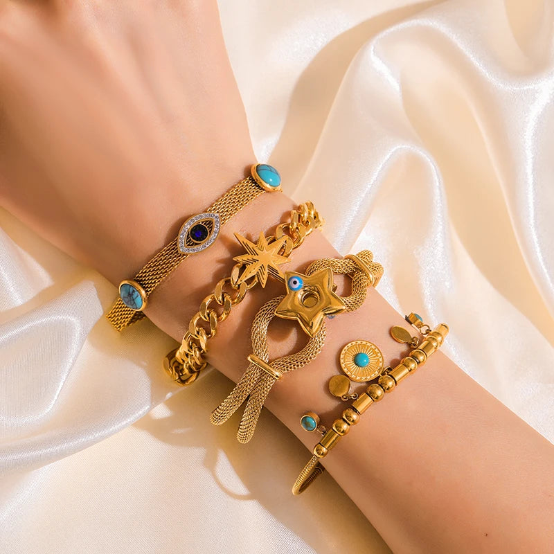 Stainless Steel Gold Color Bracelet