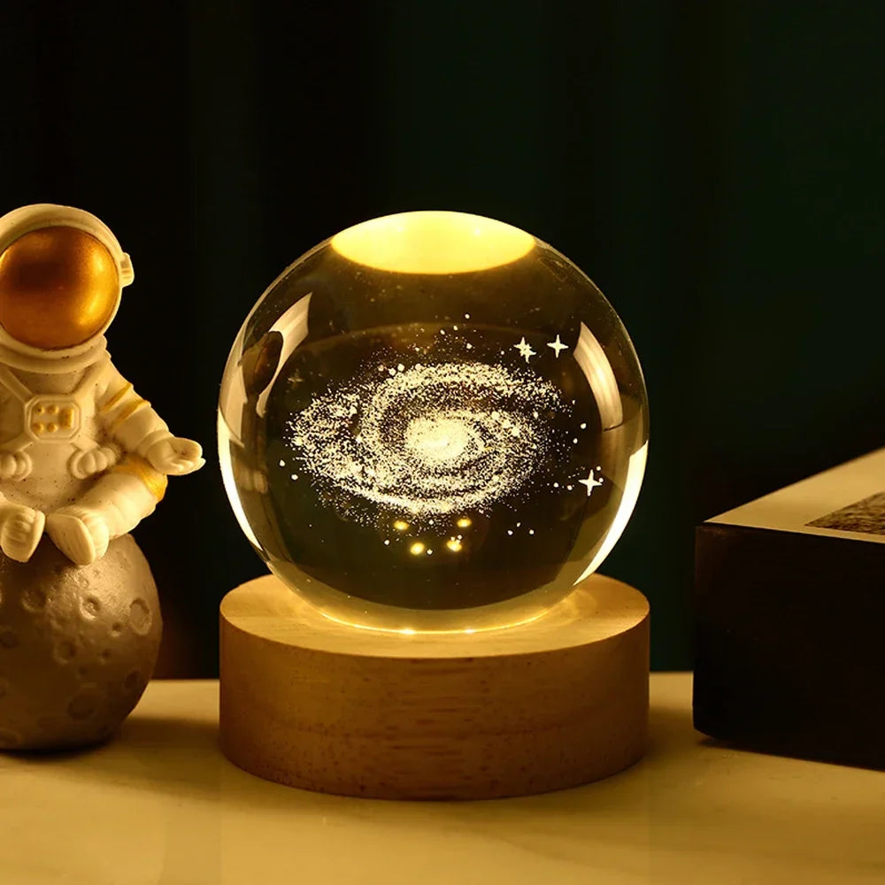 3D Crystal Ball Stitch Pikachu Doraemon