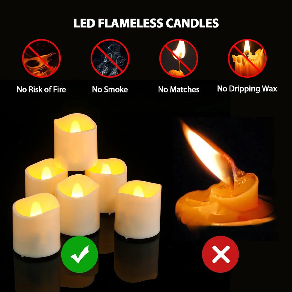 24 Pcs Flameless Led Candles