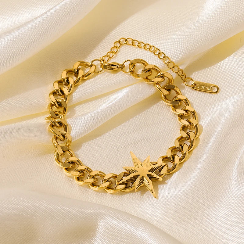 Stainless Steel Gold Color Bracelet