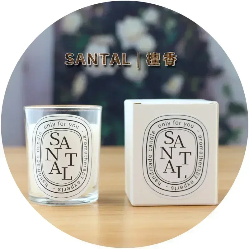 Transparent Romantic Scented Candle Light Fragrance