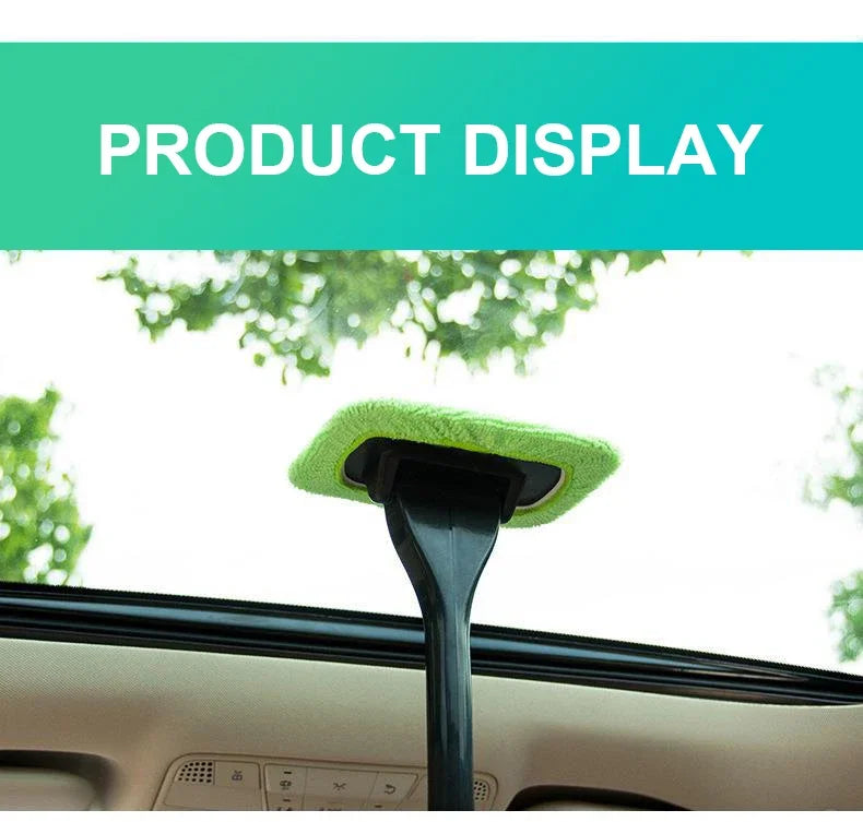 Car Window Cleaner Brush Kit Microfiber