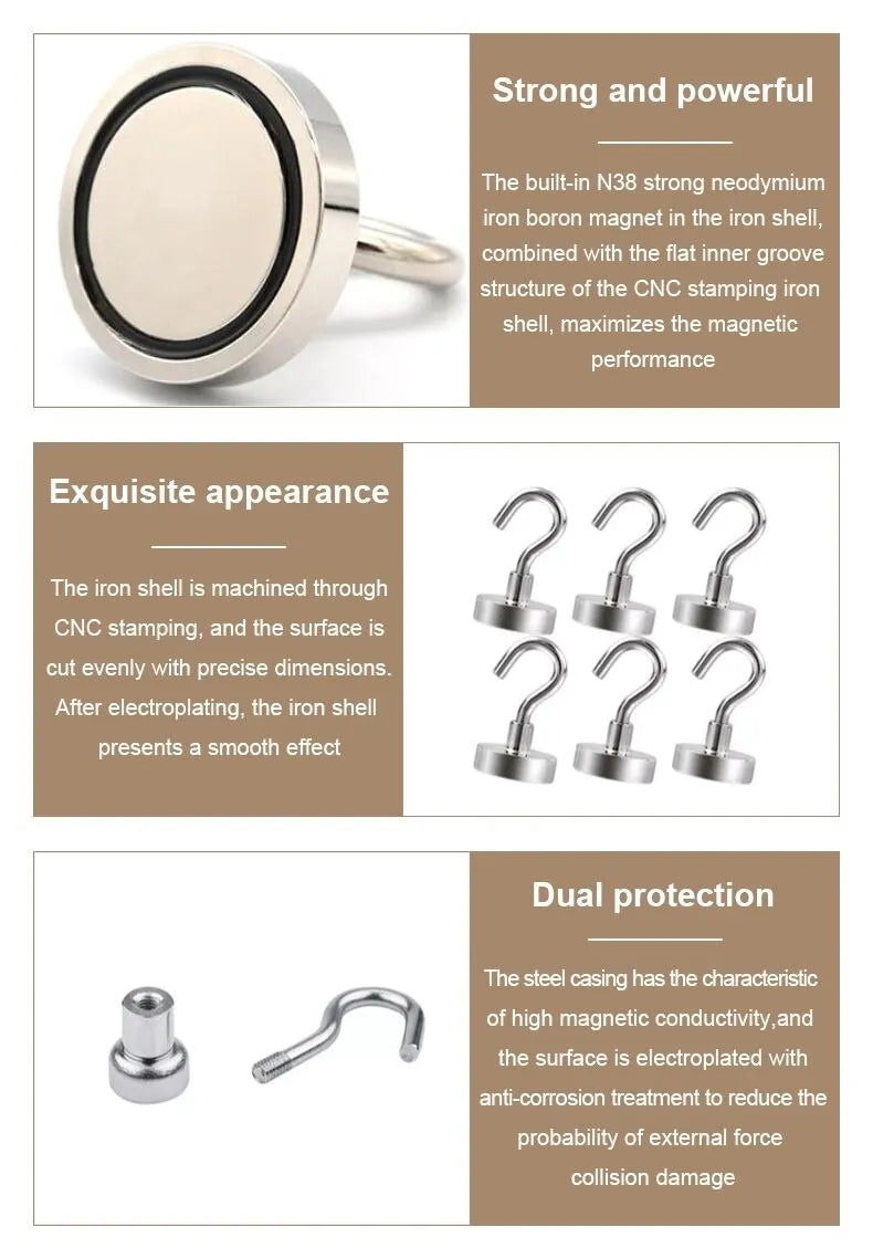 Strong Magnetic Hooks Multi-Purpose