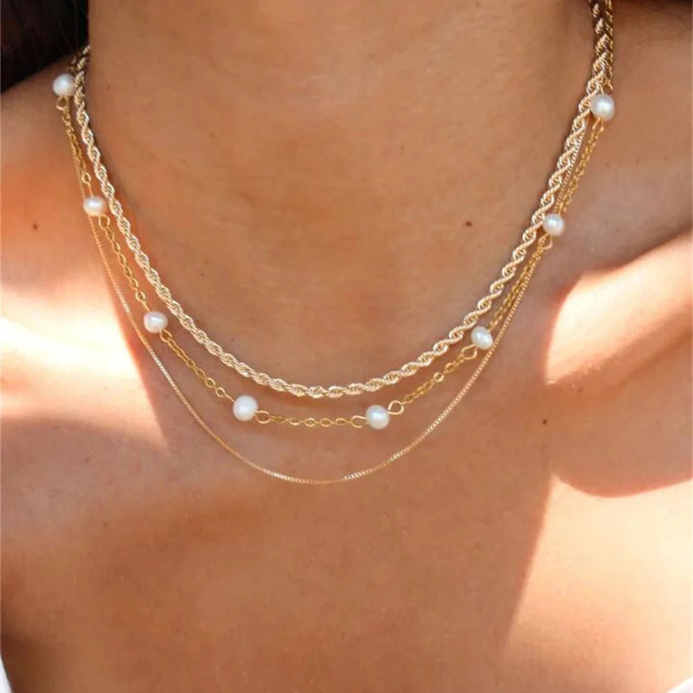 Punk Gold-plate  Head Portrait Coin Pendant Necklace