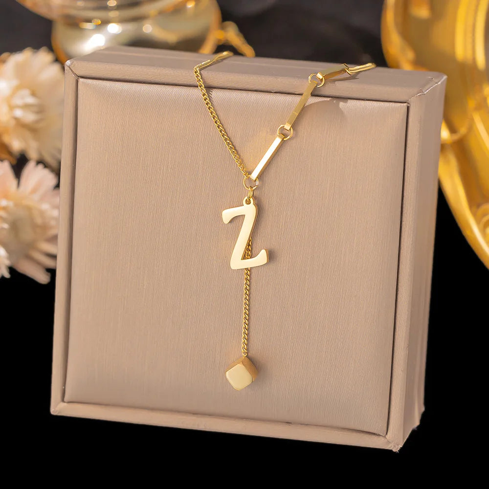 Initial Letter Necklace
