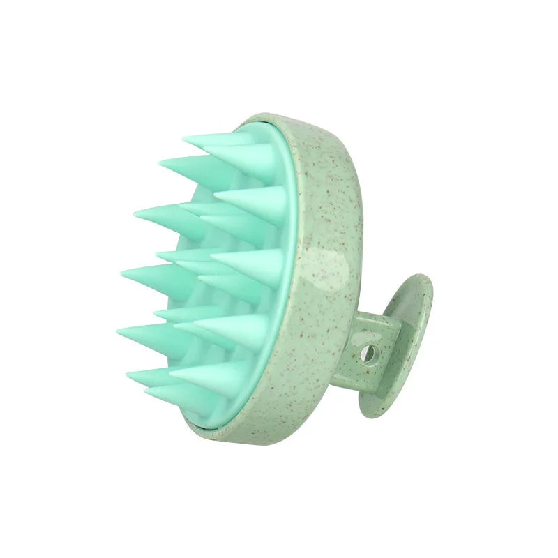 Silicone Shampoo Brush Head Scalp Massage