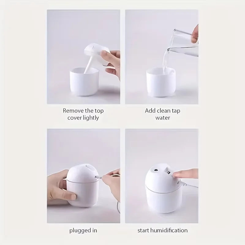 Portable USB ultrasonic air humidifier