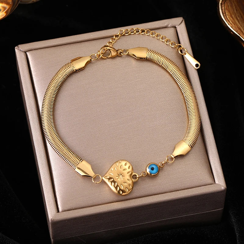 Stainless Steel Gold Color Bracelet