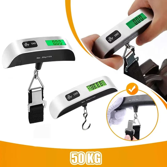 50kg/110lb Portable Digital Luggage Weight Scale