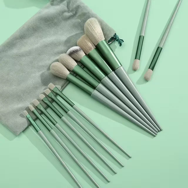 13 PCS Colorful Makeup Brush Set