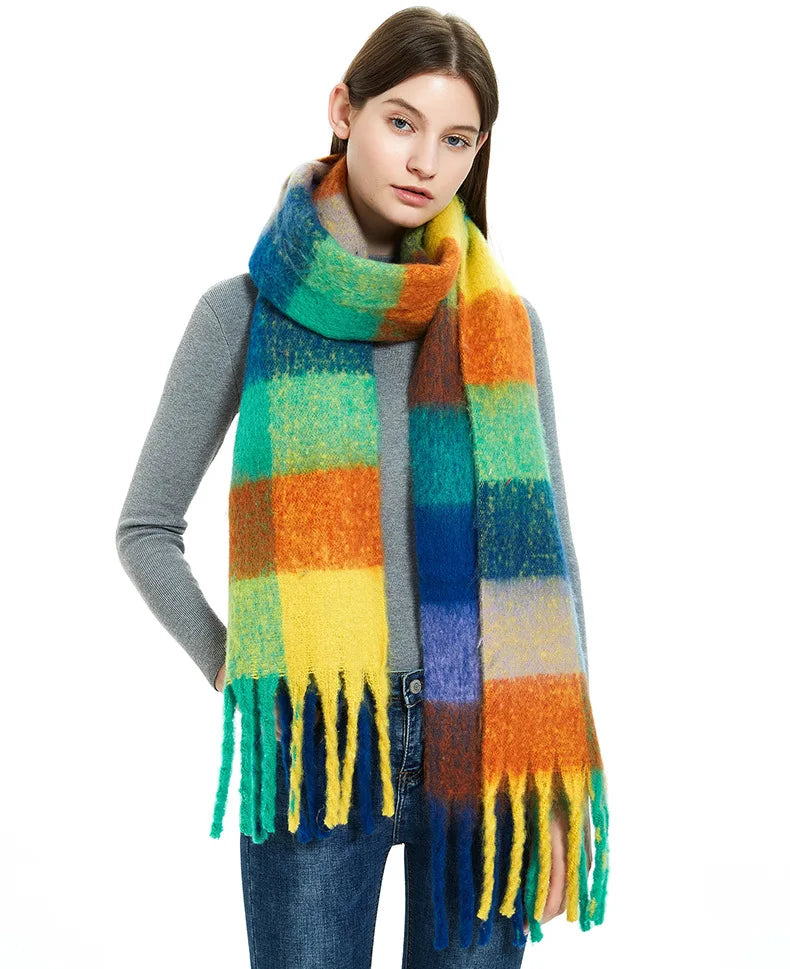 Winter Cashmere Scarf Shawl