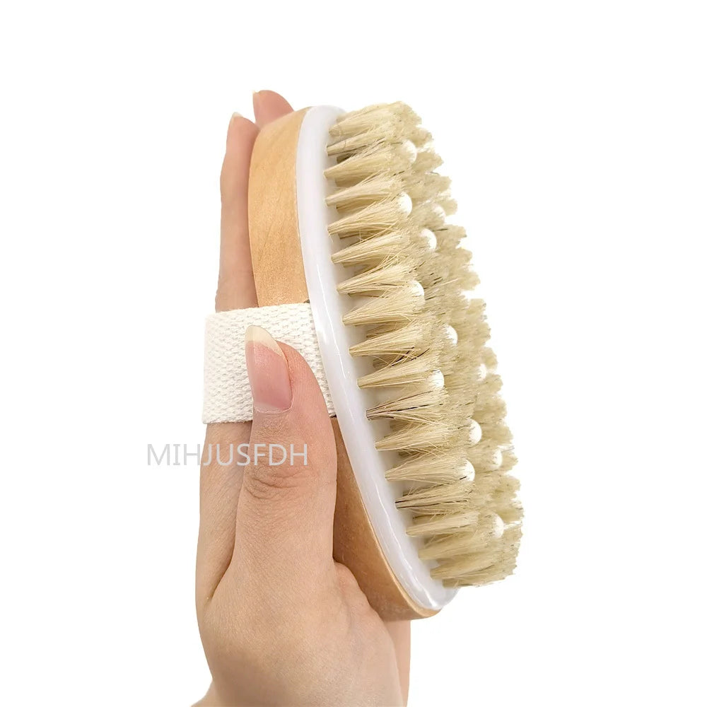 2 In 1 Dry Skin Body Massage Brush