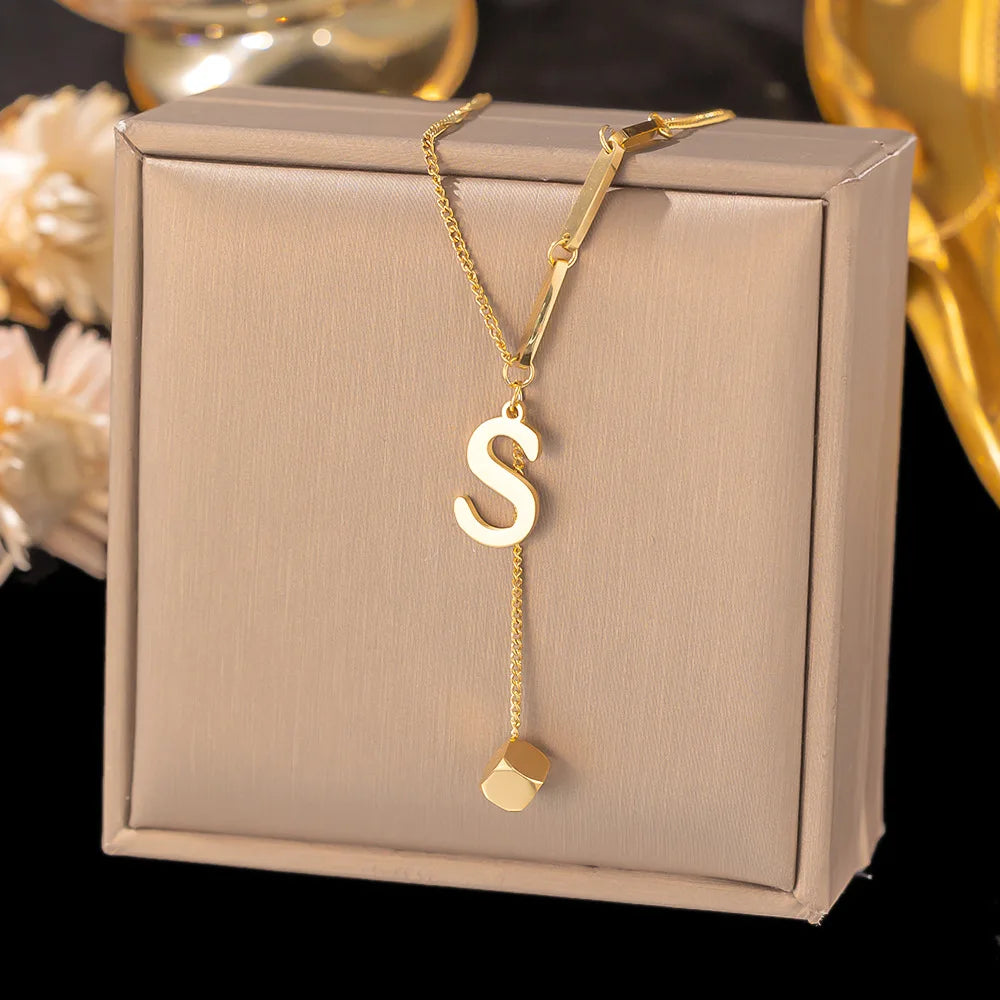 Initial Letter Necklace