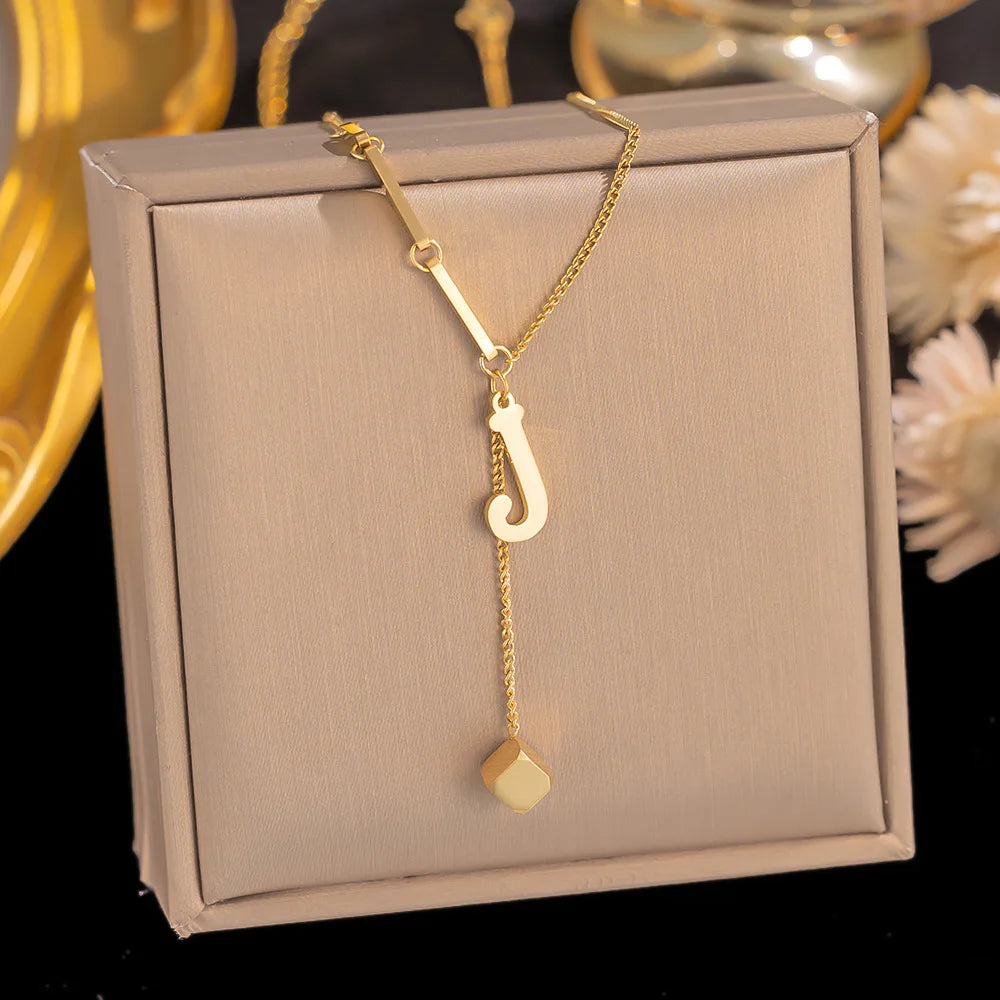 Initial Letter Necklace