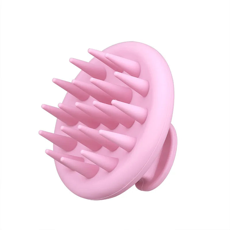 Silicone Shampoo Brush Head Scalp Massage