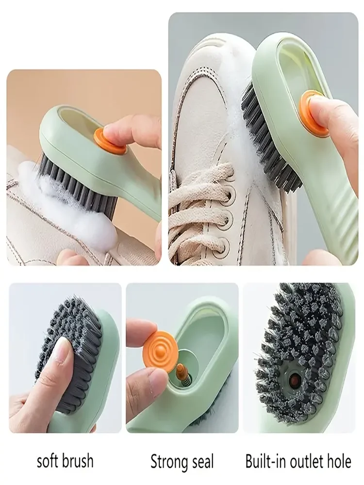 Multi-function automatic spot shoe brush