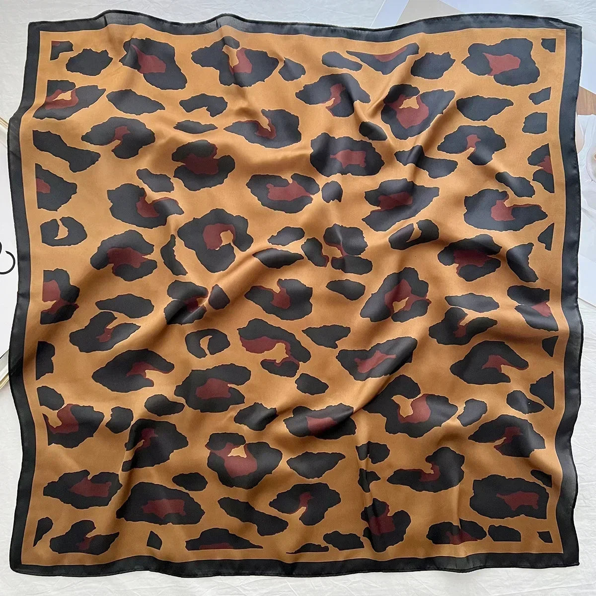Luxury Silk Square Scarf 
Soft Satin Horse Hairband