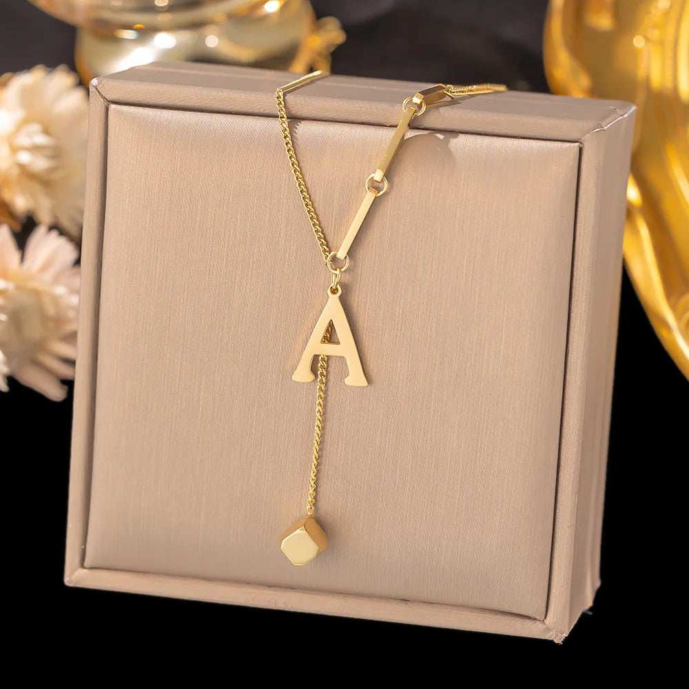 Initial Letter Necklace