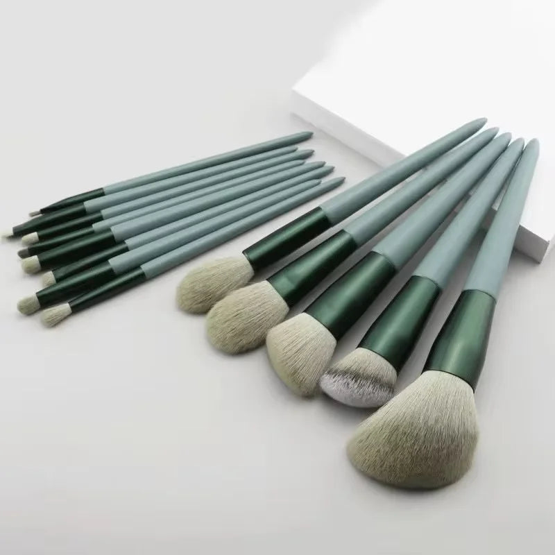 13 PCS Colorful Makeup Brush Set