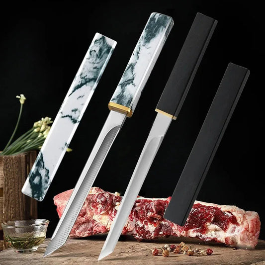 Professional Stainless Steel Cleaver Meat Fruit Fish  Knives