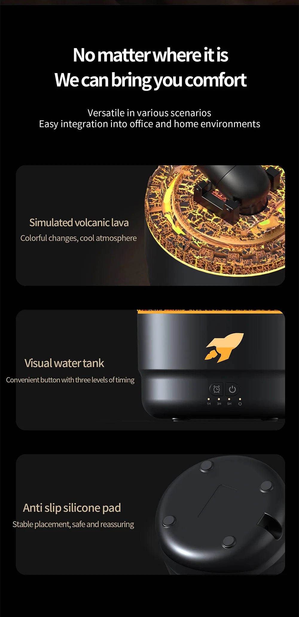 Cannon Aromatherapy Diffuser Jellyfish Spray Air Humidifier