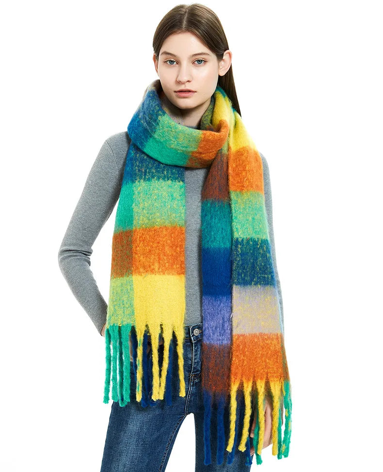 Winter Cashmere Scarf Shawl
