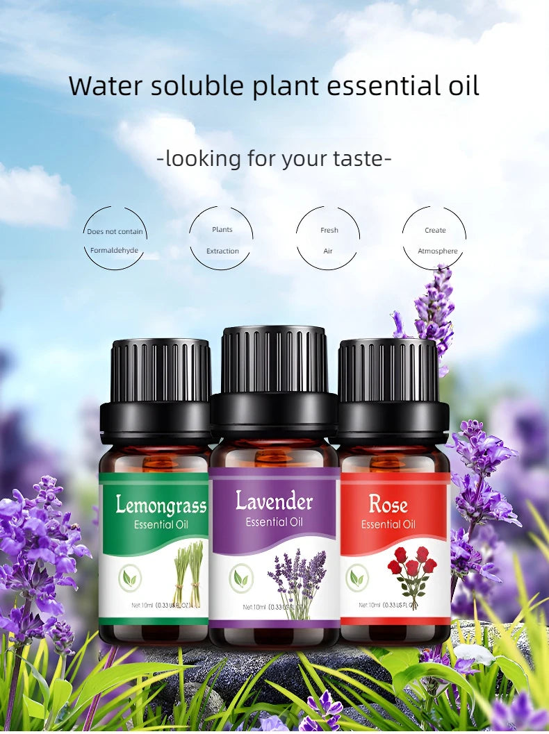 18 Flavors Essential Oils for Aroma Diffuser , Humidifier