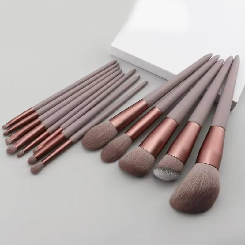 13 PCS Colorful Makeup Brush Set