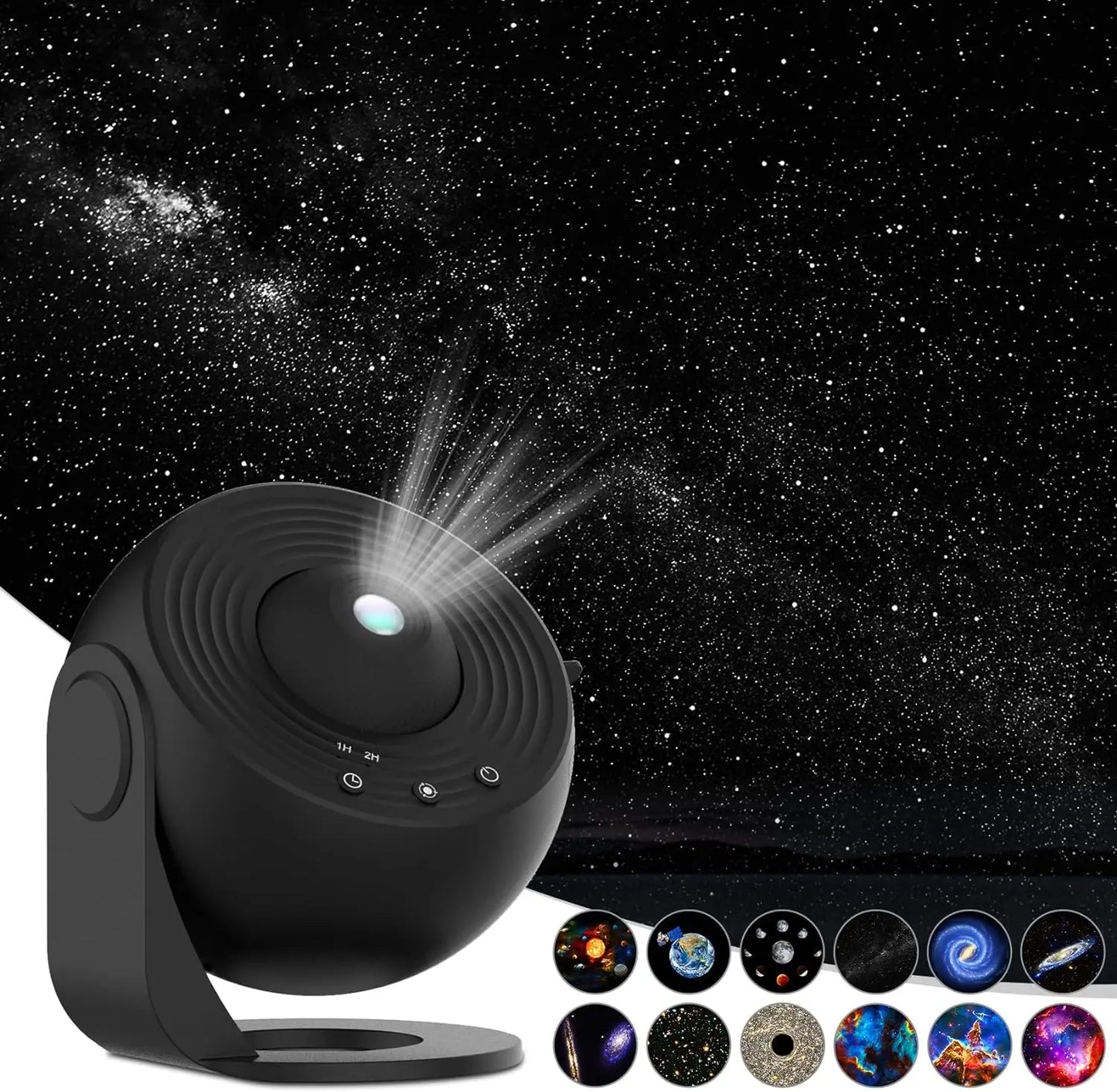 12 in 1 Star Projector Night Light 4K HD Planetarium