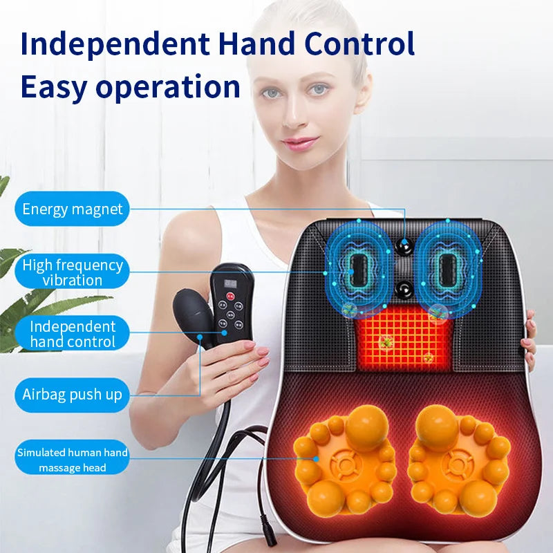 Electric Shiatsu Head Neck Cervical traction Body Massager
