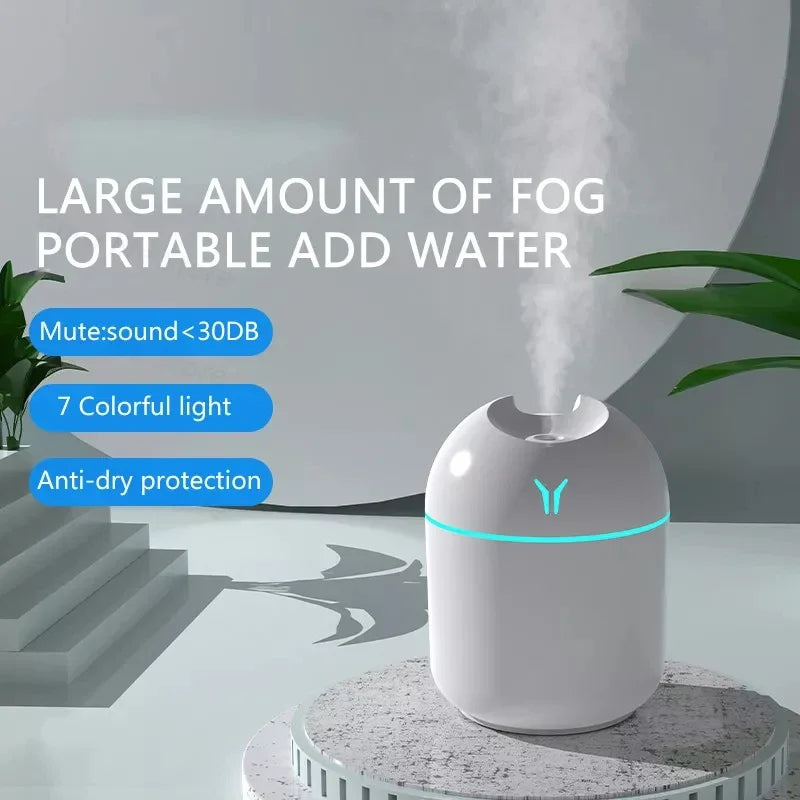 Portable USB ultrasonic air humidifier