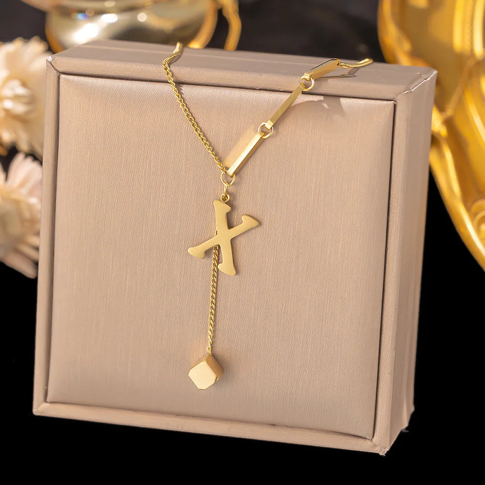 Initial Letter Necklace