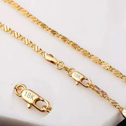 18k Gold Necklace  Chain
