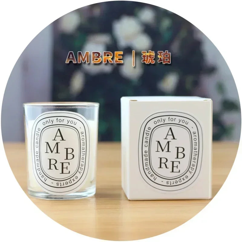 Transparent Romantic Scented Candle Light Fragrance