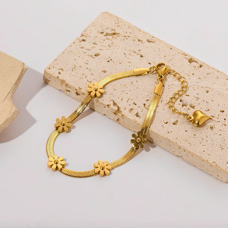 Stainless Steel Gold Color Bracelet