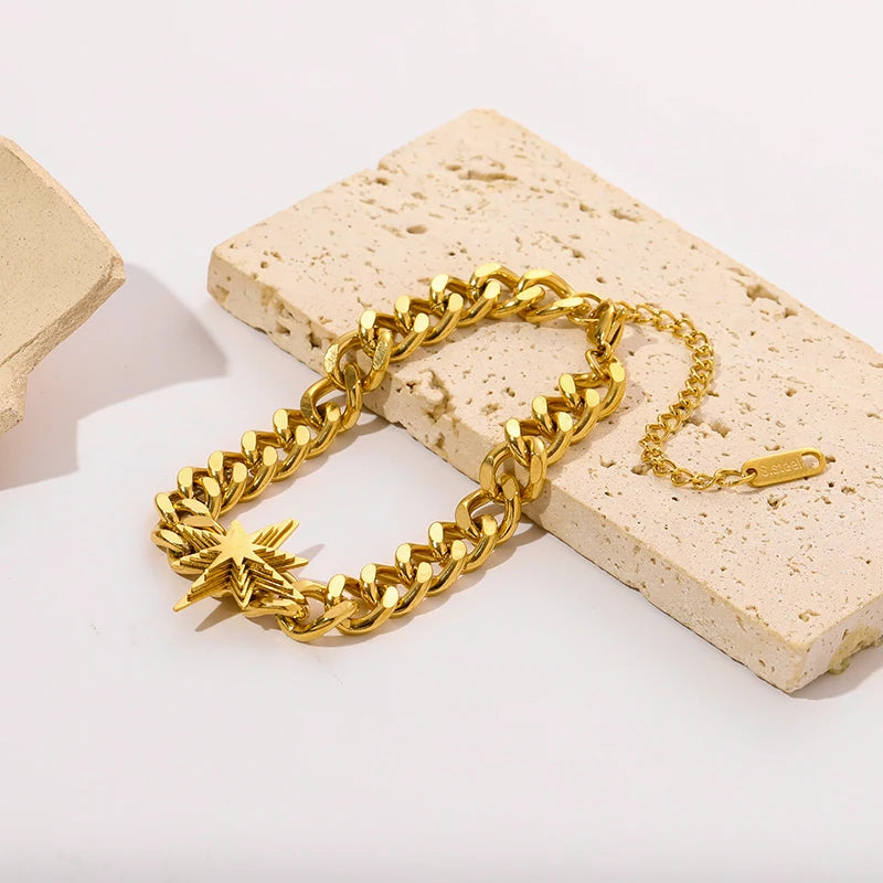 Stainless Steel Gold Color Bracelet