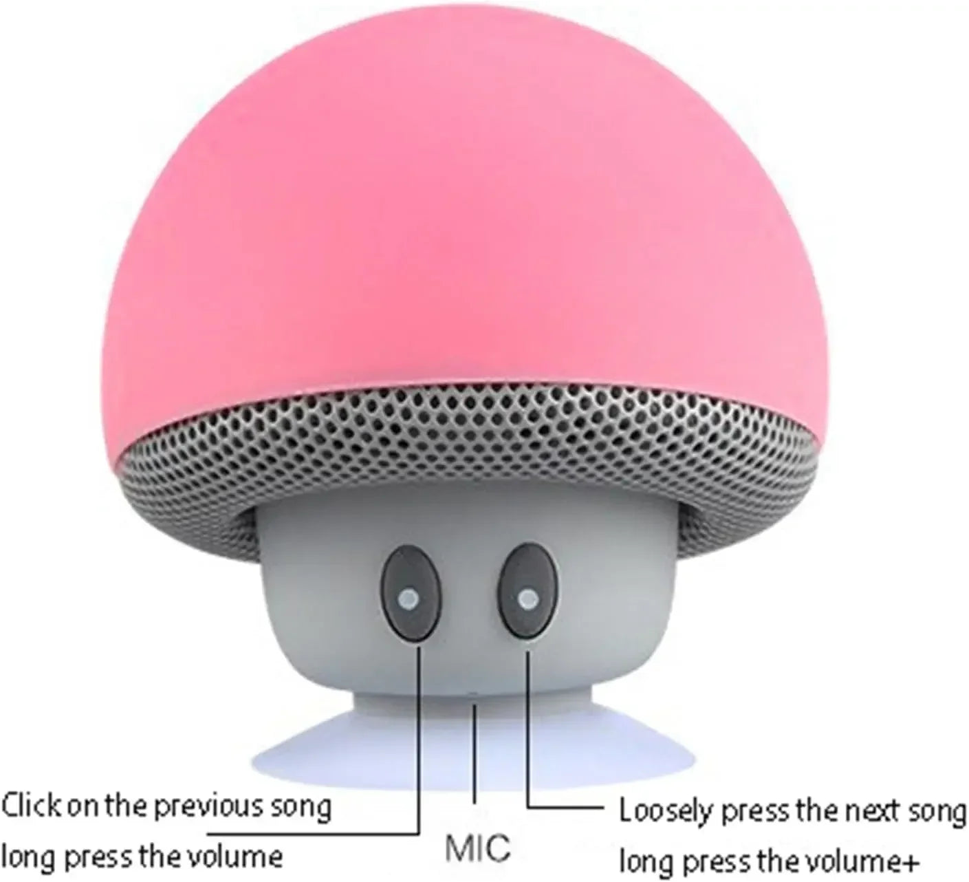 Mini Bluetooth Mushroom Speaker