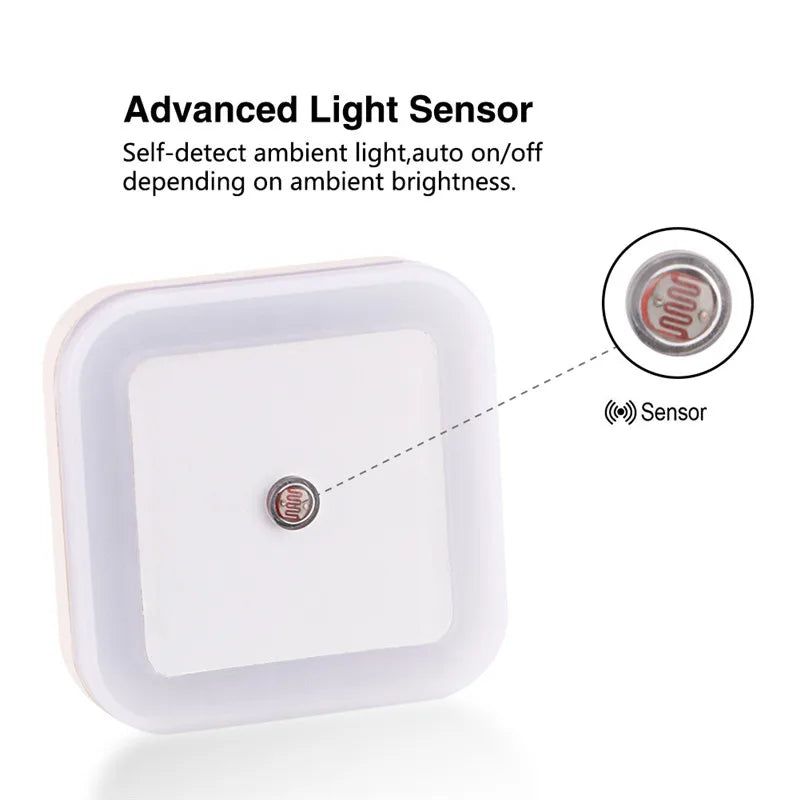 Mini Wireless LED Night Light Sensor