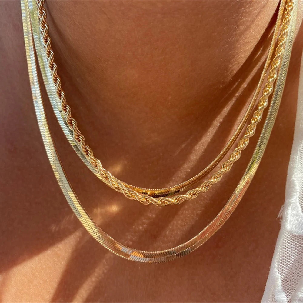 Punk Gold-plate  Head Portrait Coin Pendant Necklace