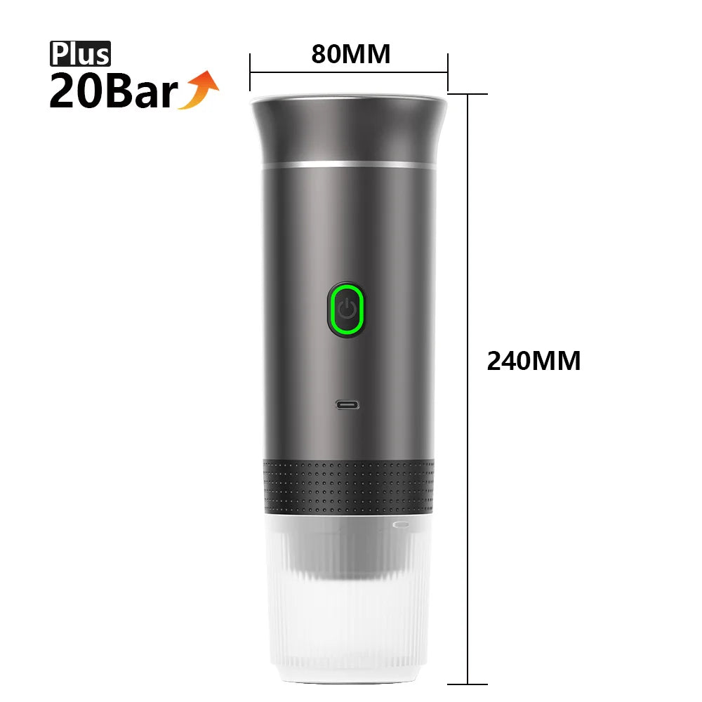 Wireless Portable Espresso Coffee Machine 3-in-1