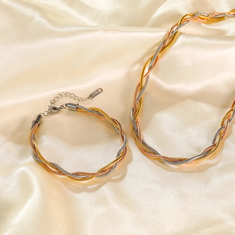 Stainless Steel Gold Color Bracelet