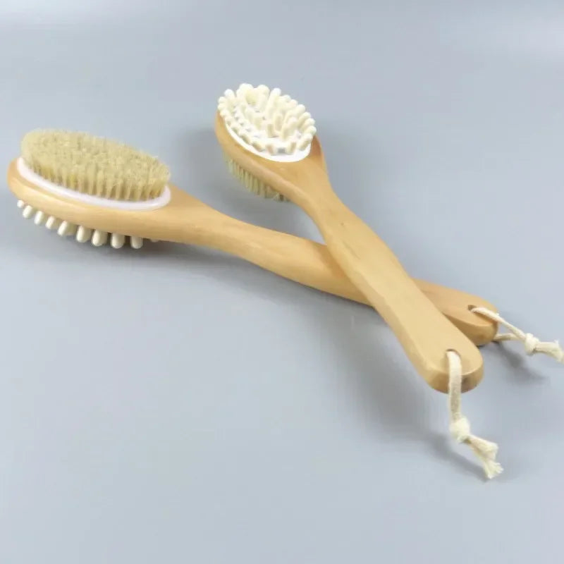 2 In 1 Dry Skin Body Massage Brush