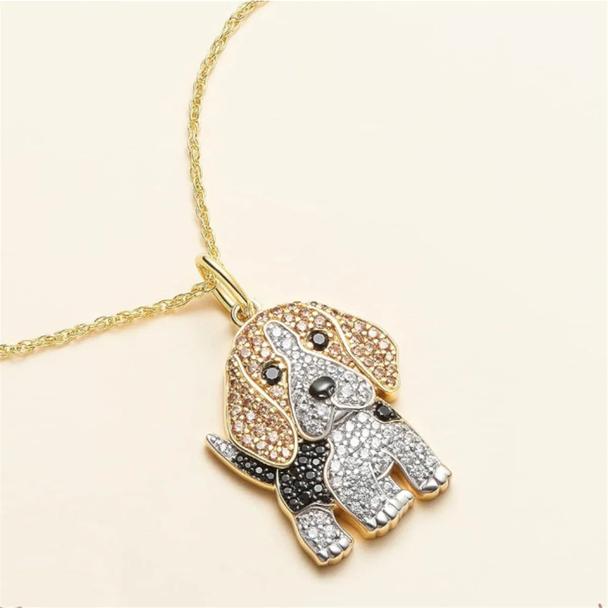 Exquisite Cute Beagle Pendant Necklace for Dog Lovers