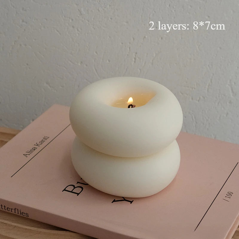 Donut Circles Aromatherapy Candles