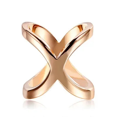 Fashion Cross Scarf Clip X Shape Metal Brooches