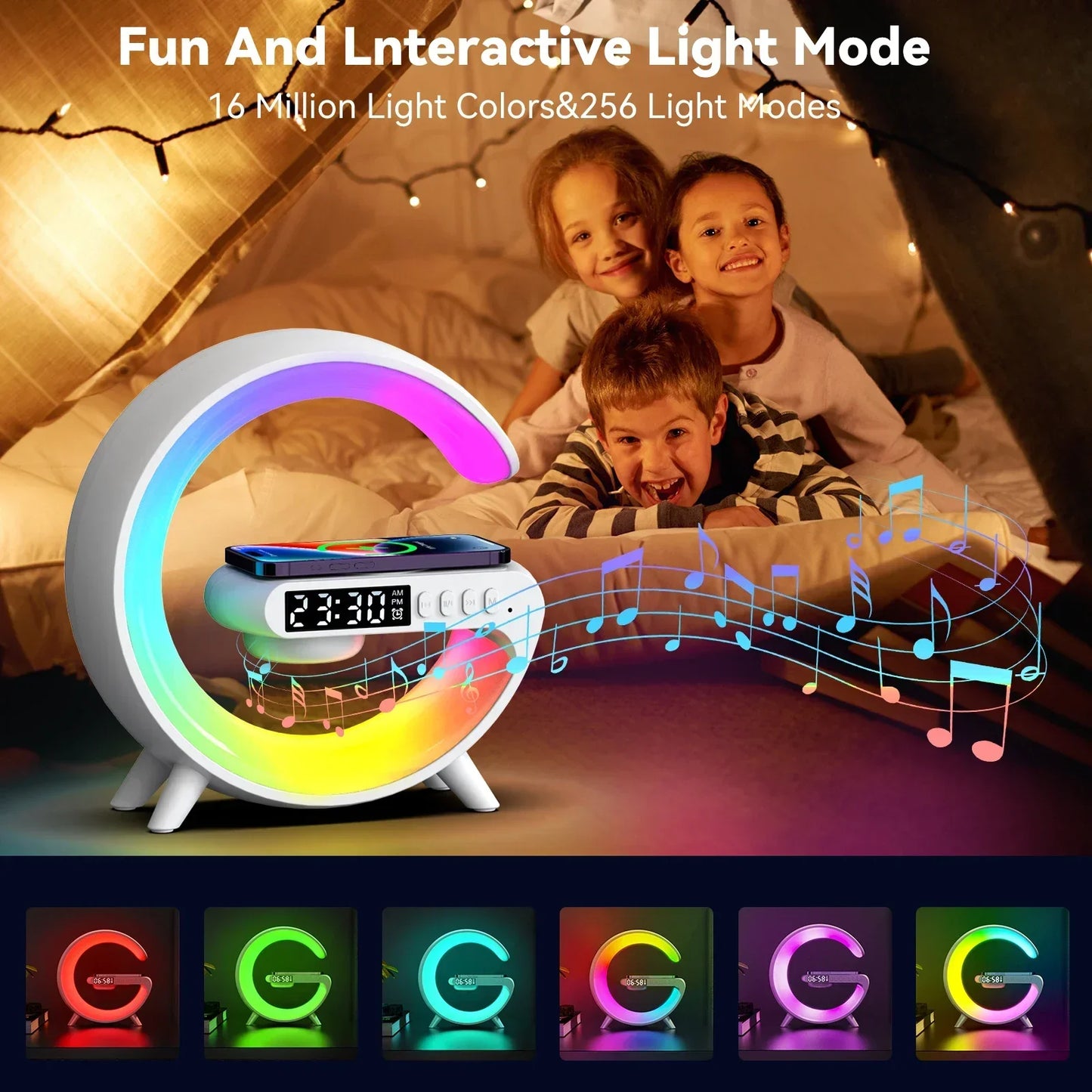 Multifunction Bluetooth Speaker TF RGB
