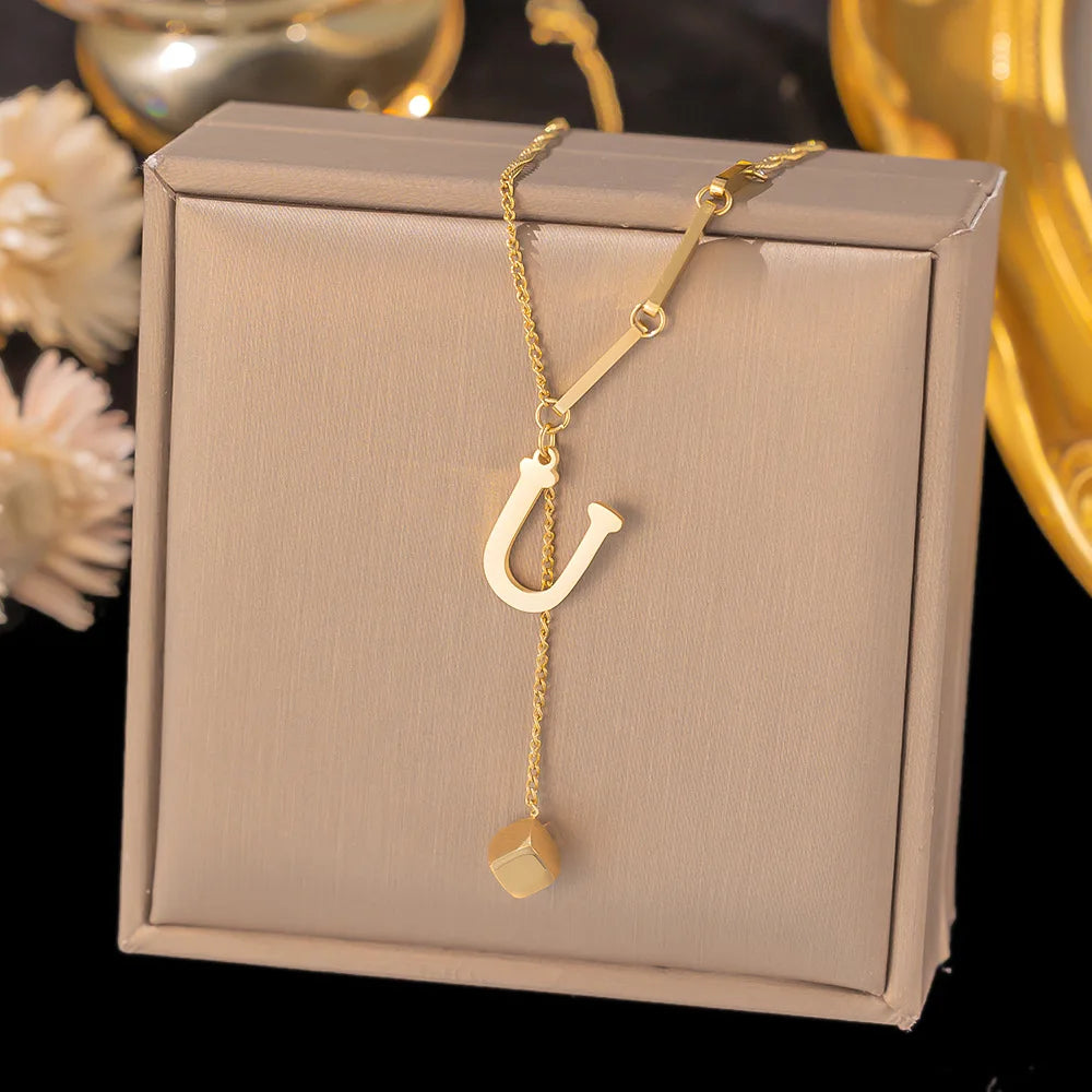 Initial Letter Necklace
