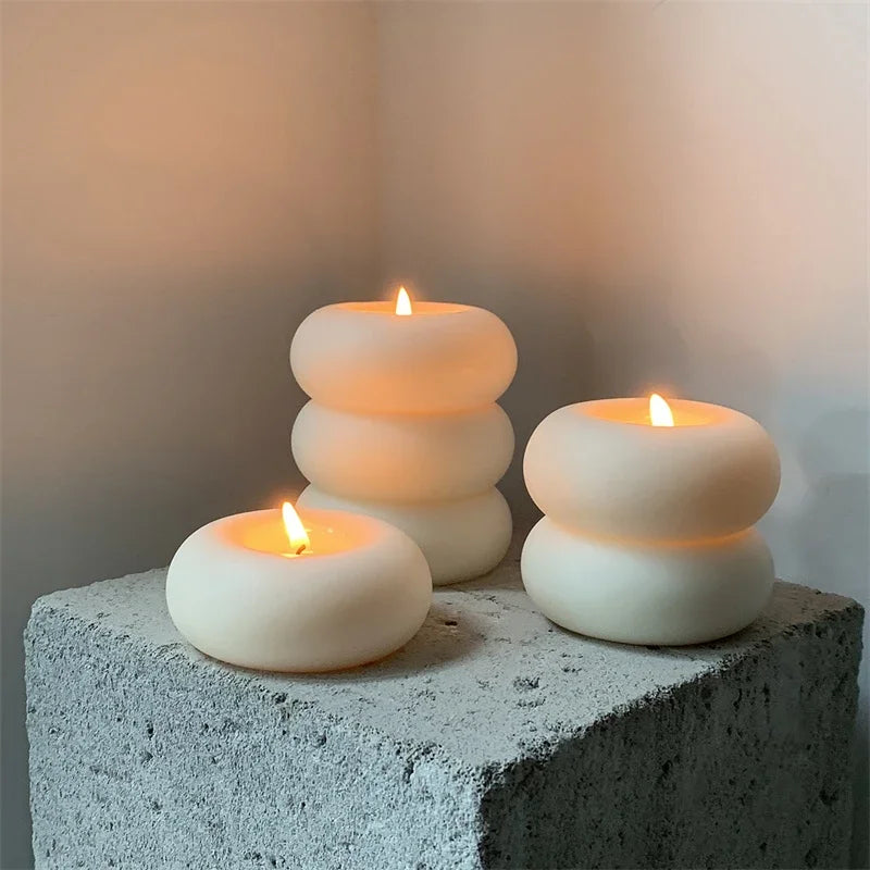 Donut Circles Aromatherapy Candles