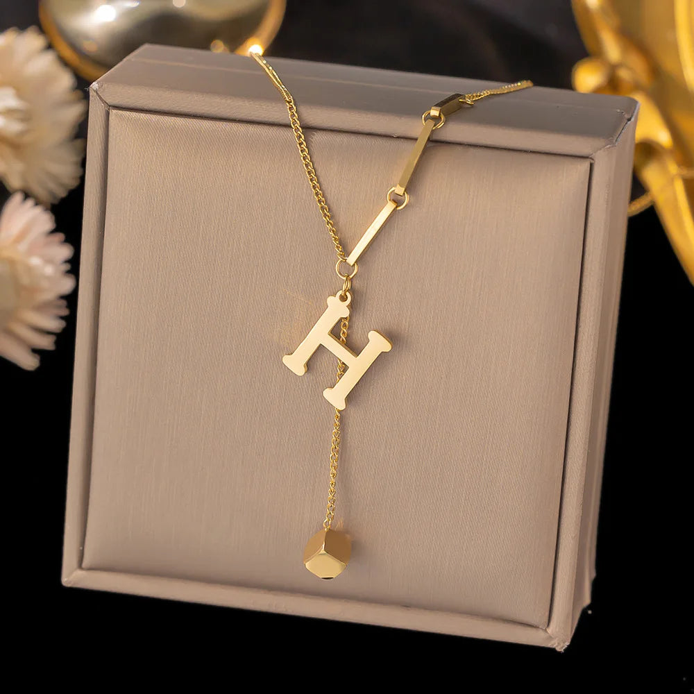 Initial Letter Necklace